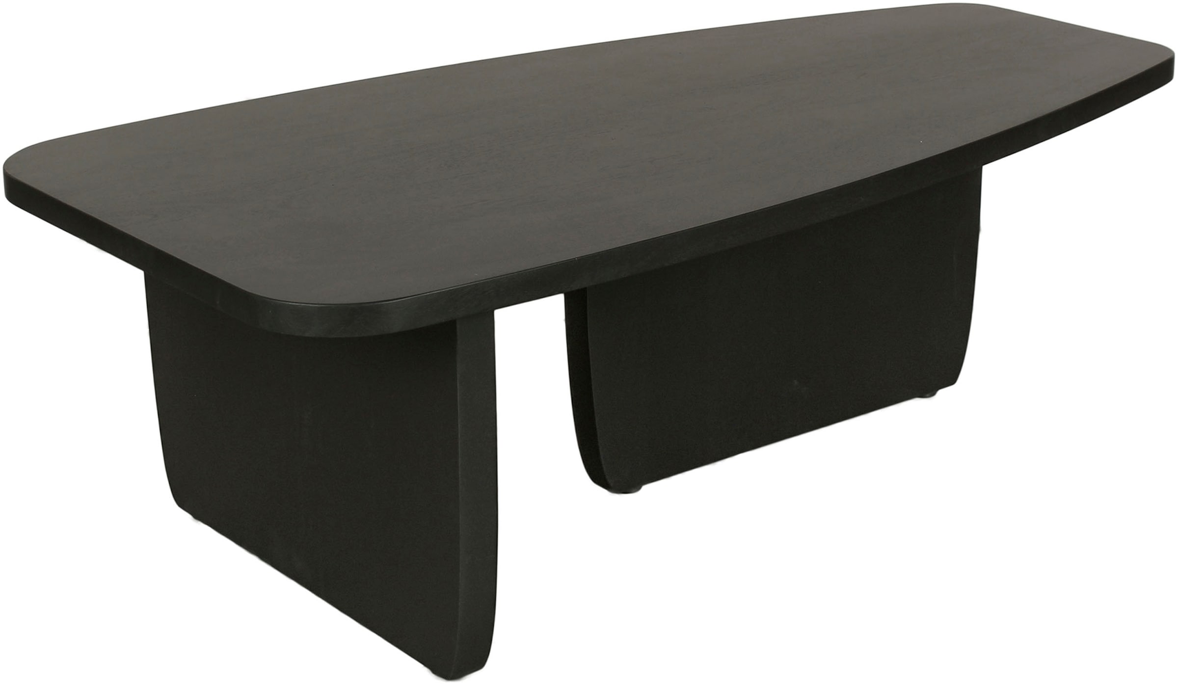 byLIVING Couchtisch »Bolt« 1 Stk. tlg. Freiform Tisch in Akazie Massivholz schwarz lackiert, 25mm Tischplatte