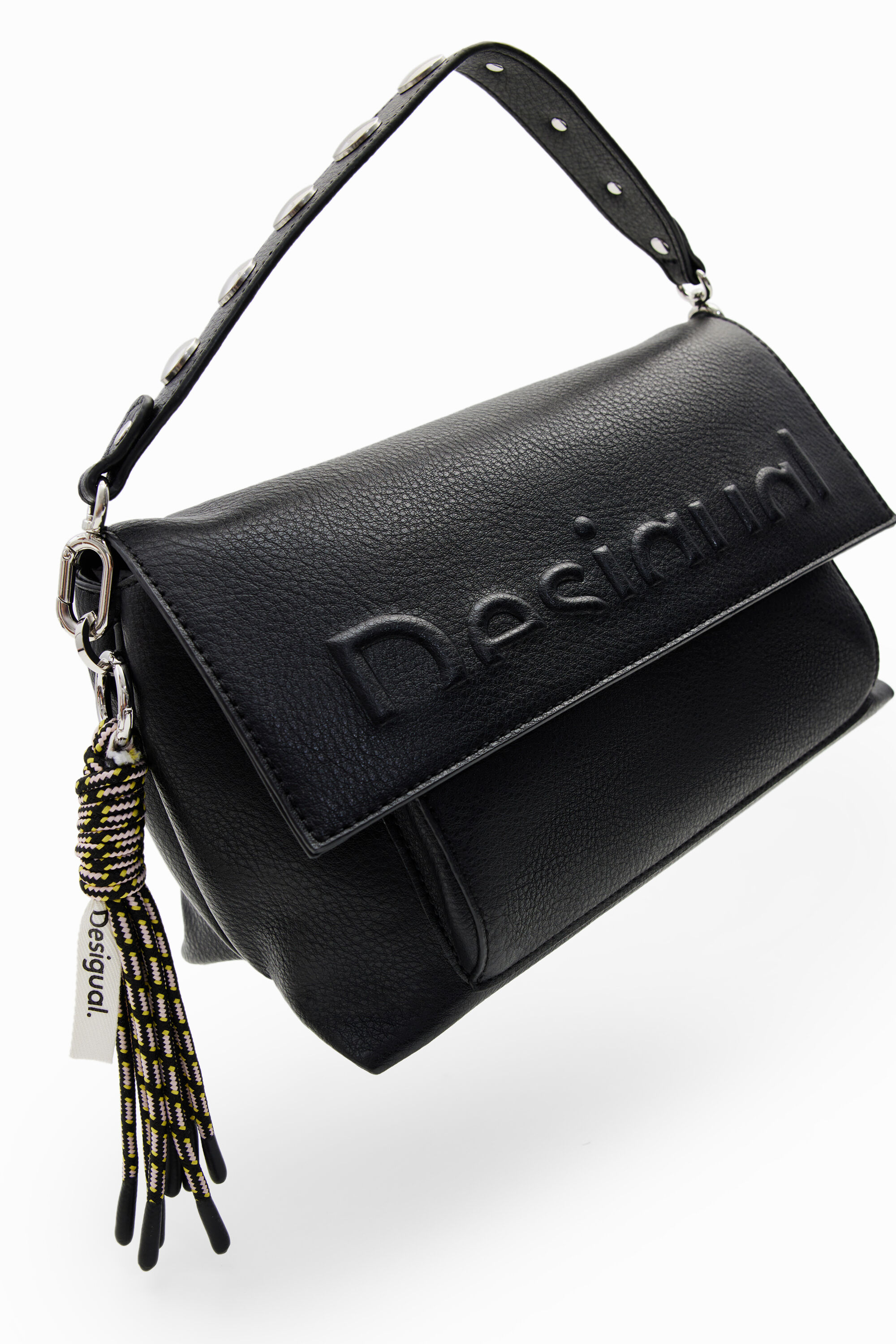 Sac à bandoulière moyen demi-logo