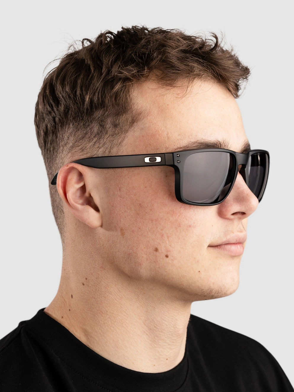 Oakley Holbrook Xxl Matte Black Sunglasses prizm grey