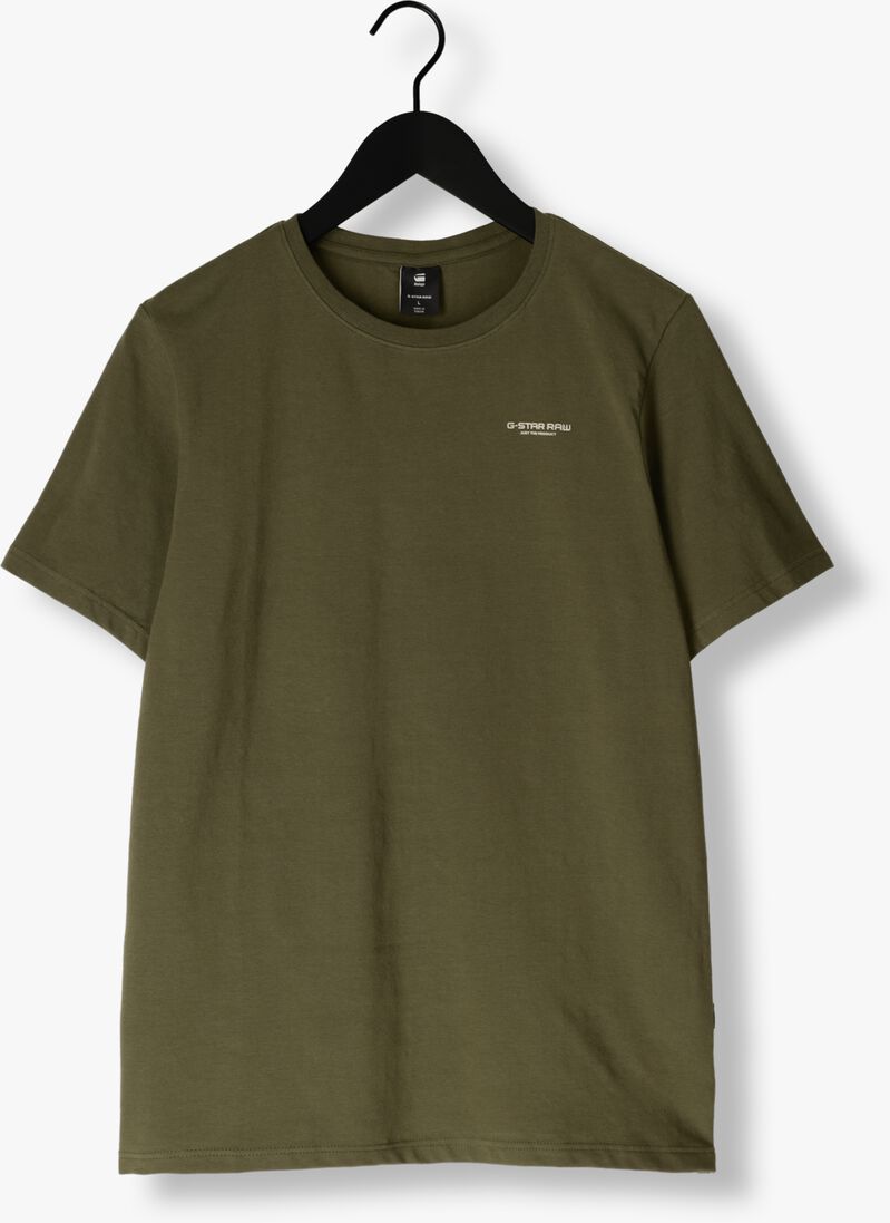 G-STAR RAW olijf g-star raw t-shirt slim base r t s/s