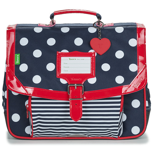 Tann's - CHARLOTTE CARTABLE 38 CM - Marine / Rouge