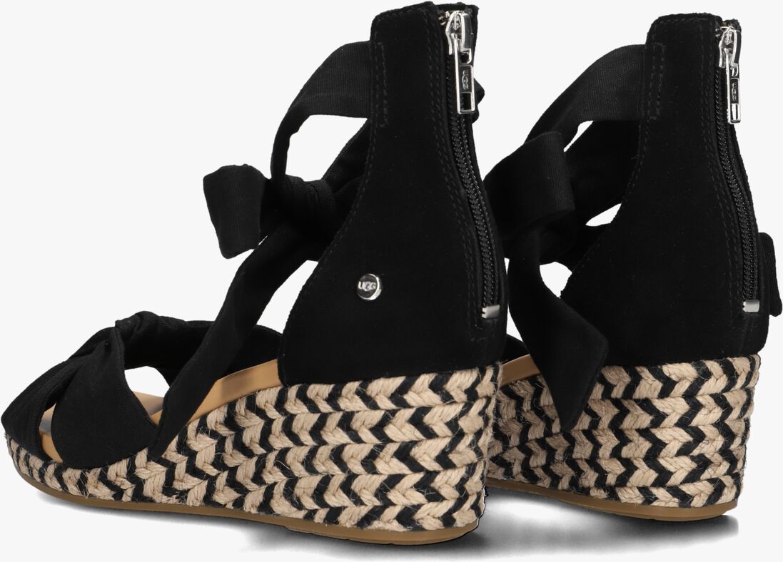 zwarte ugg sandalen met hak yarrow