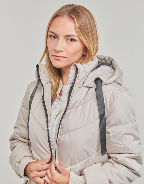 JDY - JDYSKYLAR PADDED HOOD JACKET OTW NOOS - Beige