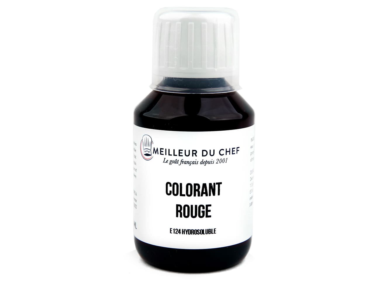 Colorant alimentaire liquide - rouge fraise E124 - 1 litre - Meilleur du Chef