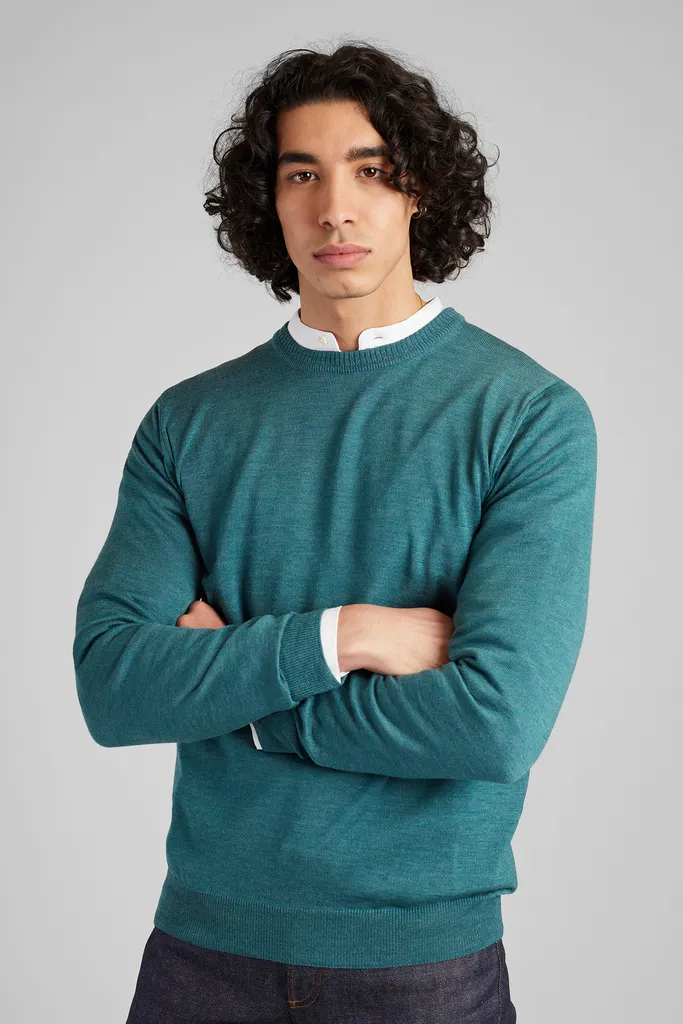 Pull col rond en laine mérinos L'Exception Paris