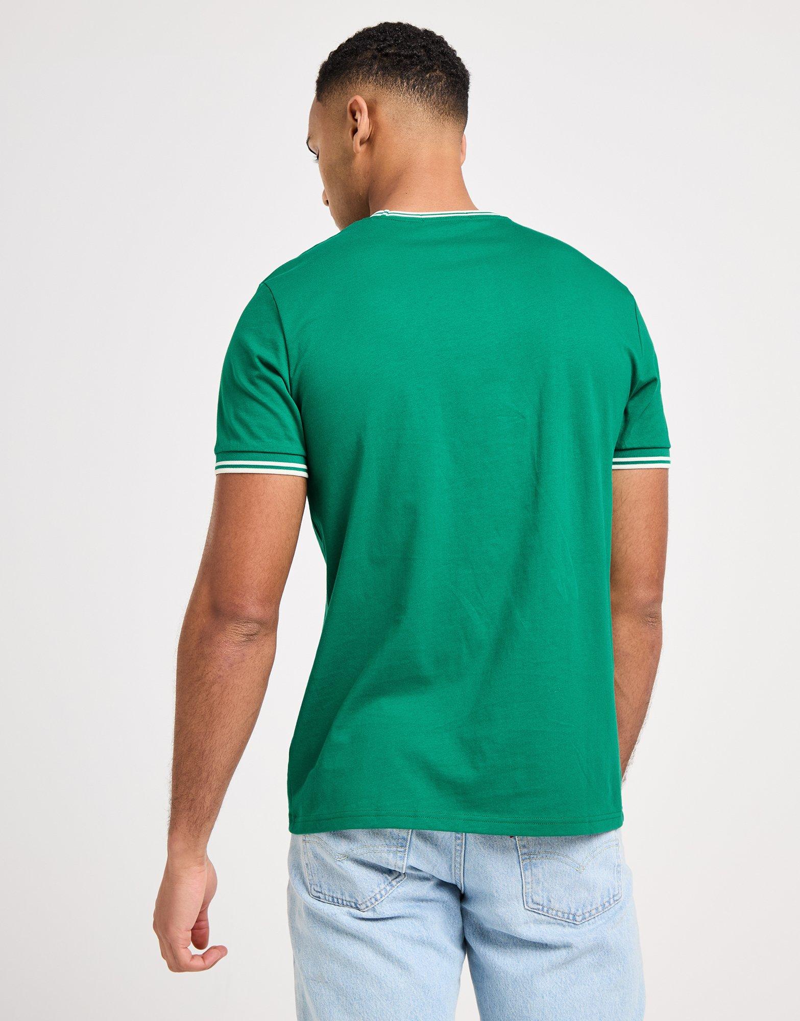 Fred Perry T-Shirt à Manches Courtes Twin Tipped Ringer Homme