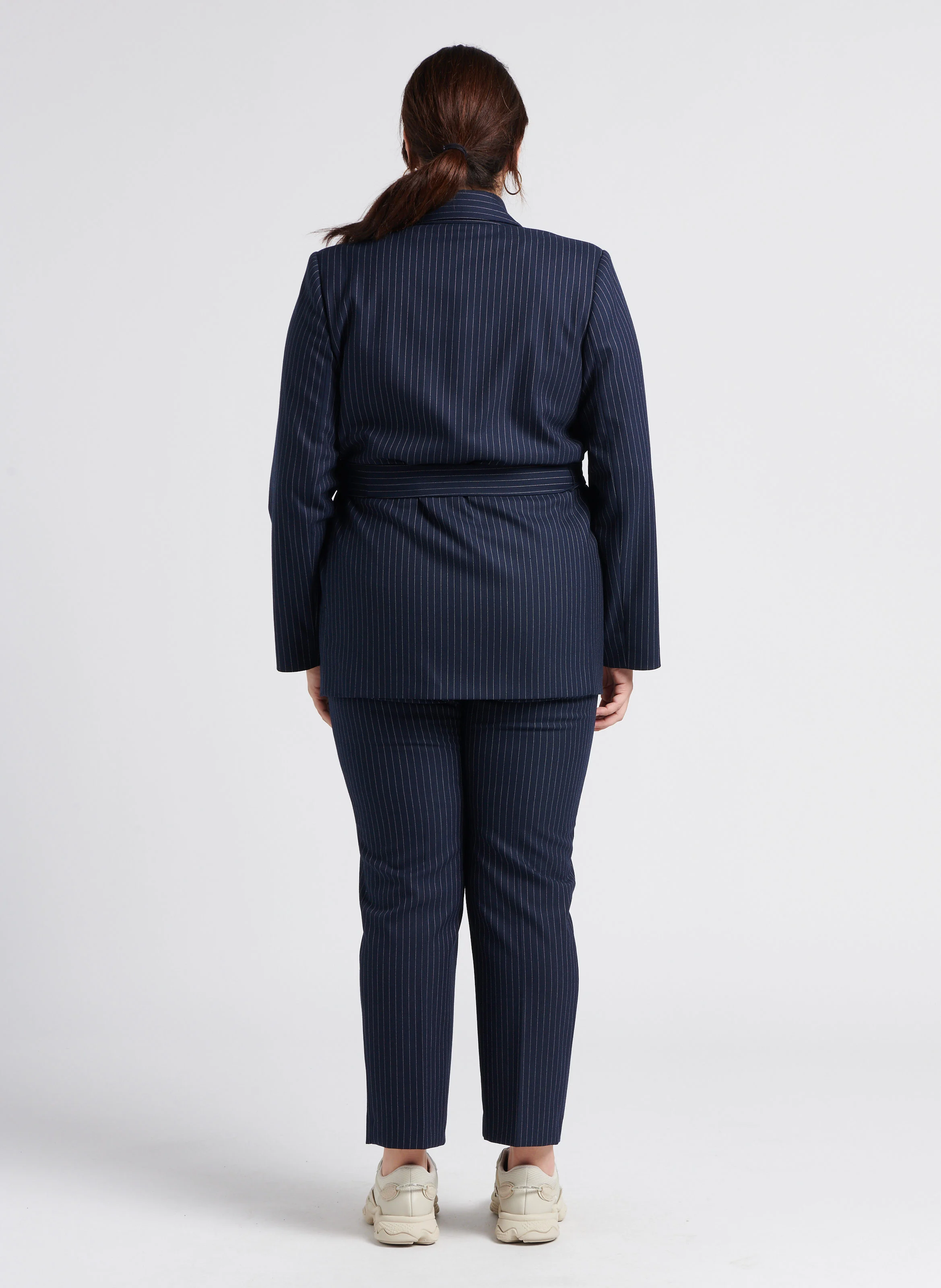 RADAR - Pantalon droit à motif | Bleu