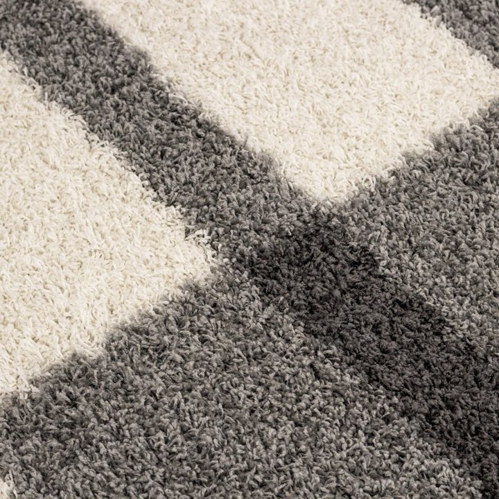 Hoogpolig vloerkleed - Gala Licht Grijs