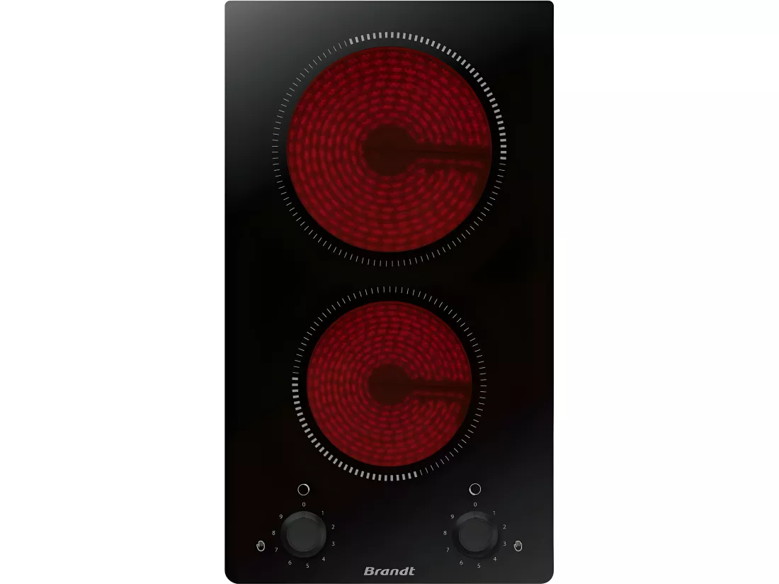 Plaque vitrocéramique BRANDT 3000W 30cm, BPV 6210 B