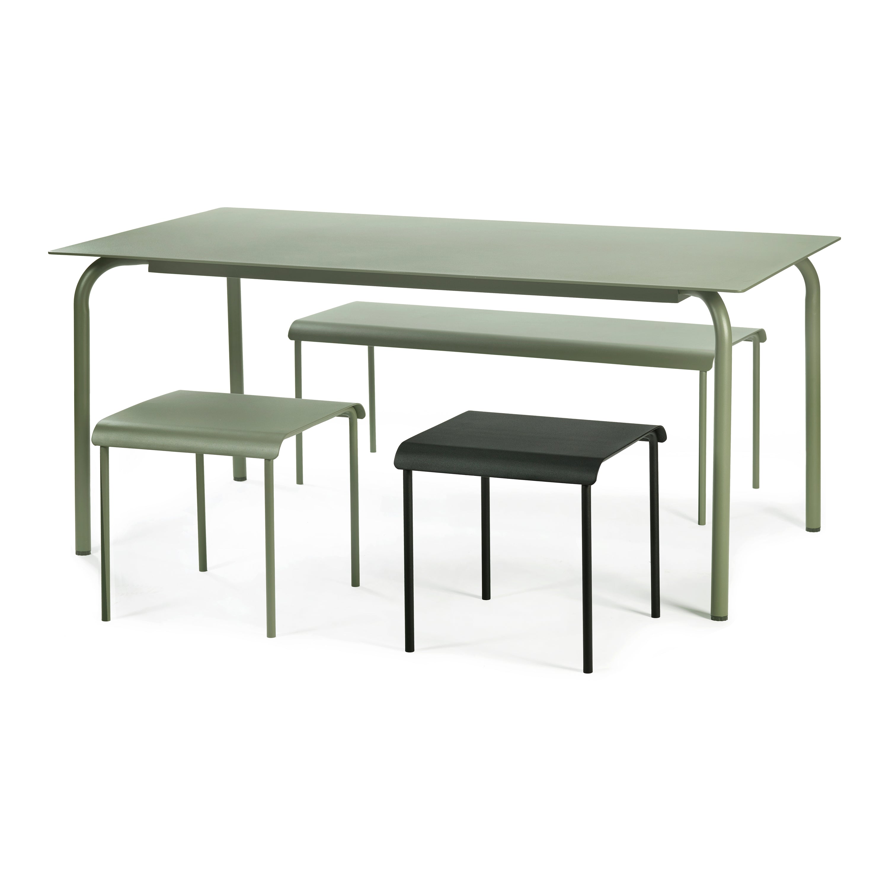 SERAX - Vincent Van Duysen - August Eettafel 170 x 90 cm - Eucalyptus green