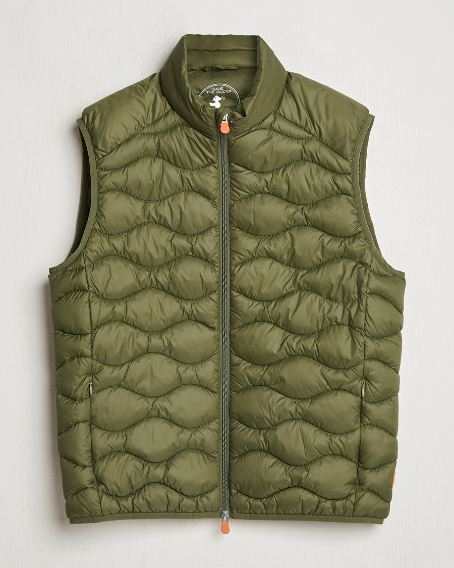 Save The Duck Tide Lightweight Padded Vest Dusty Olive