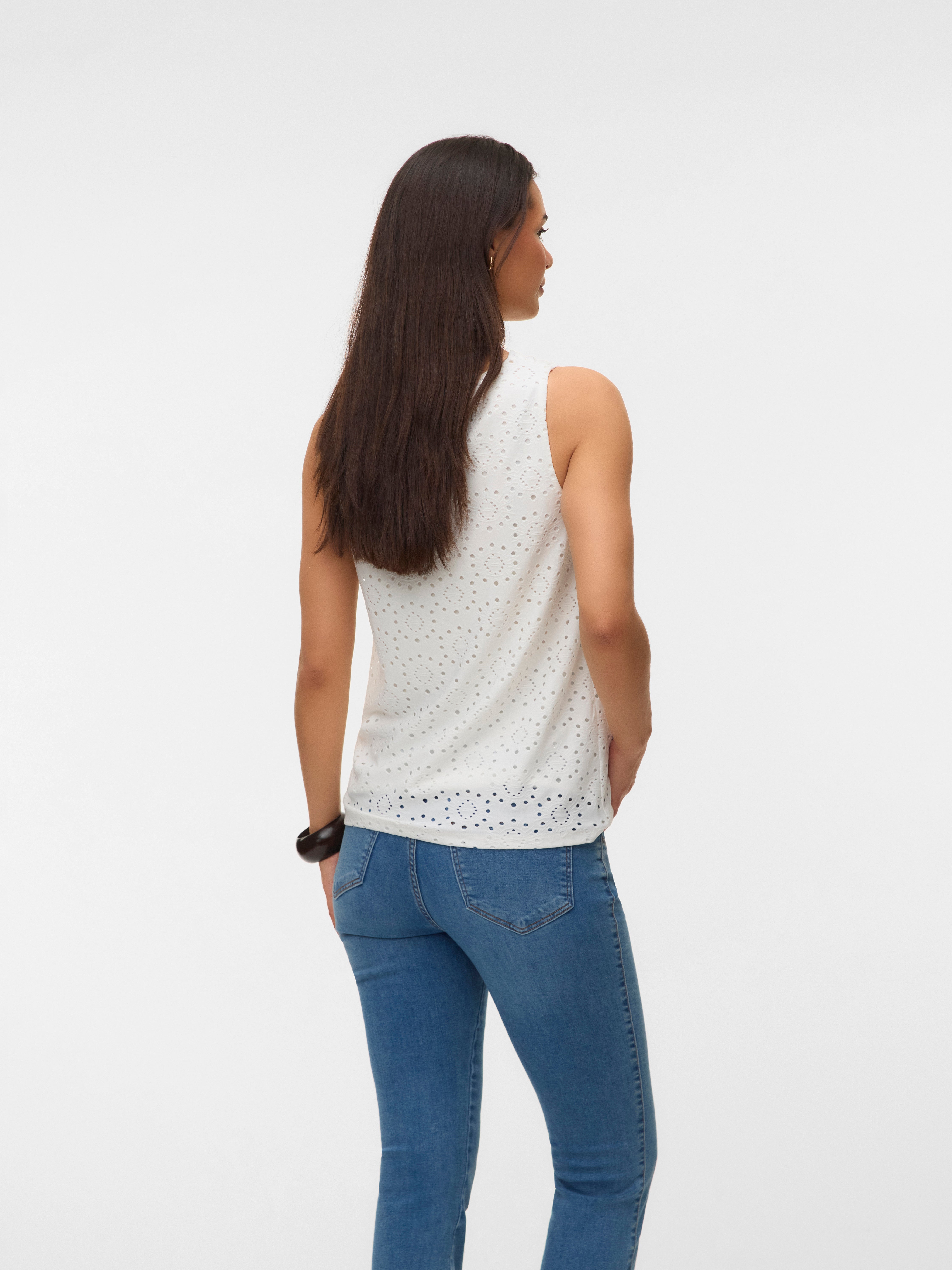 Slim fit U-Hals Top