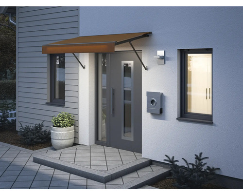 SCALA luifelframe RAL 8022 zwartbruin 120x90 cm stofdesign U767