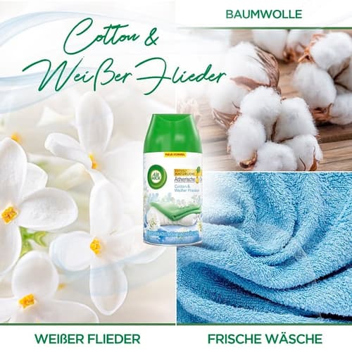 AirWick Freshmatic Max Nachfüller DUO Cotton & Weißer Flieder