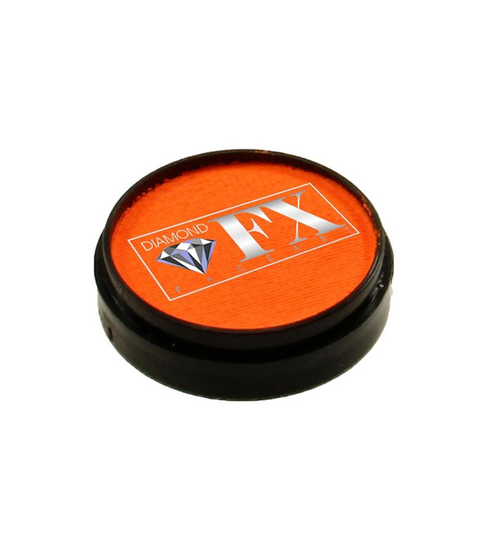 Diamond FX - Face & Body Fluorescent Aquacolor - DFX040: Orange