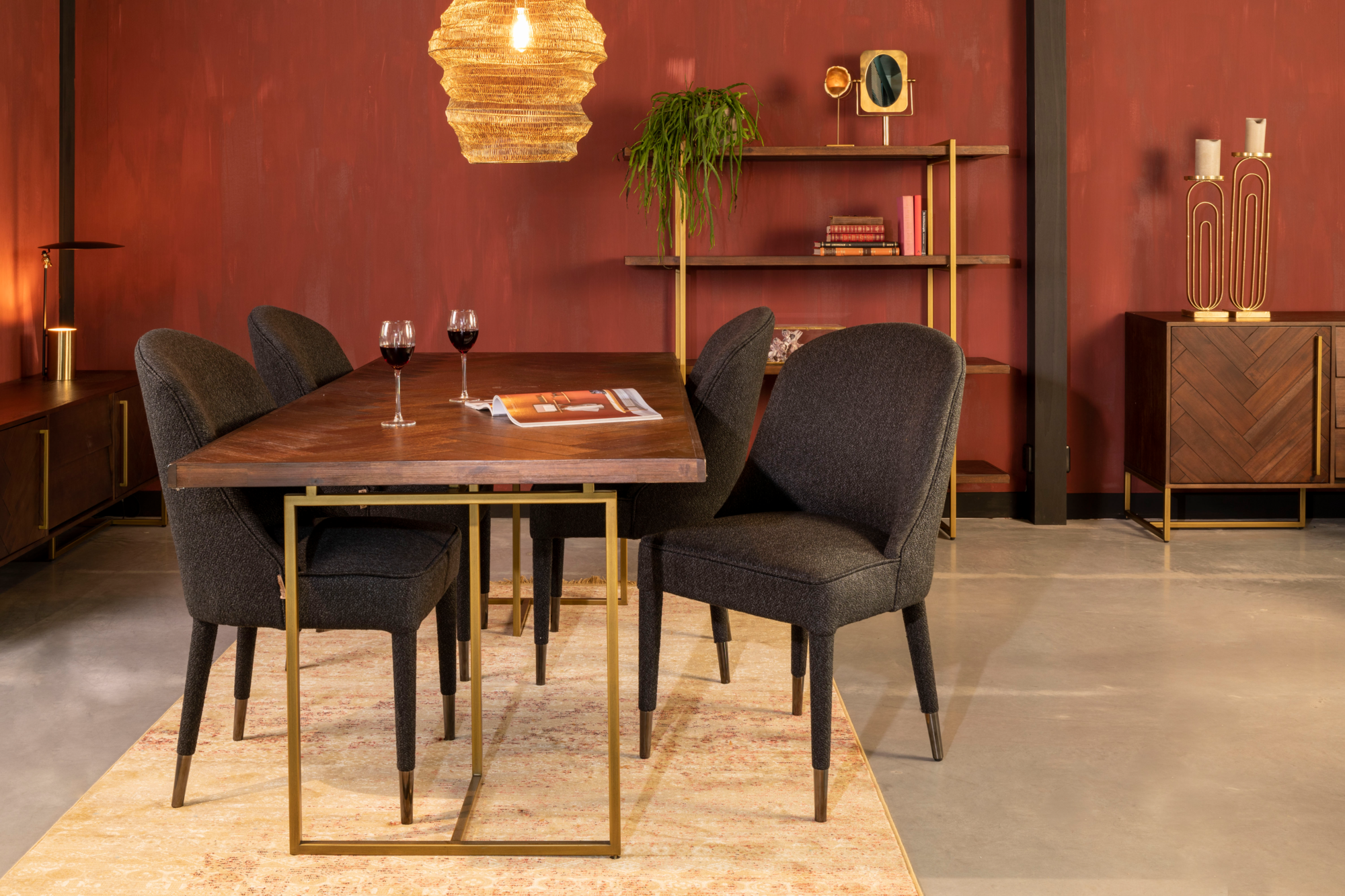 Dutchbone Class Tafel 220x90 Zwart