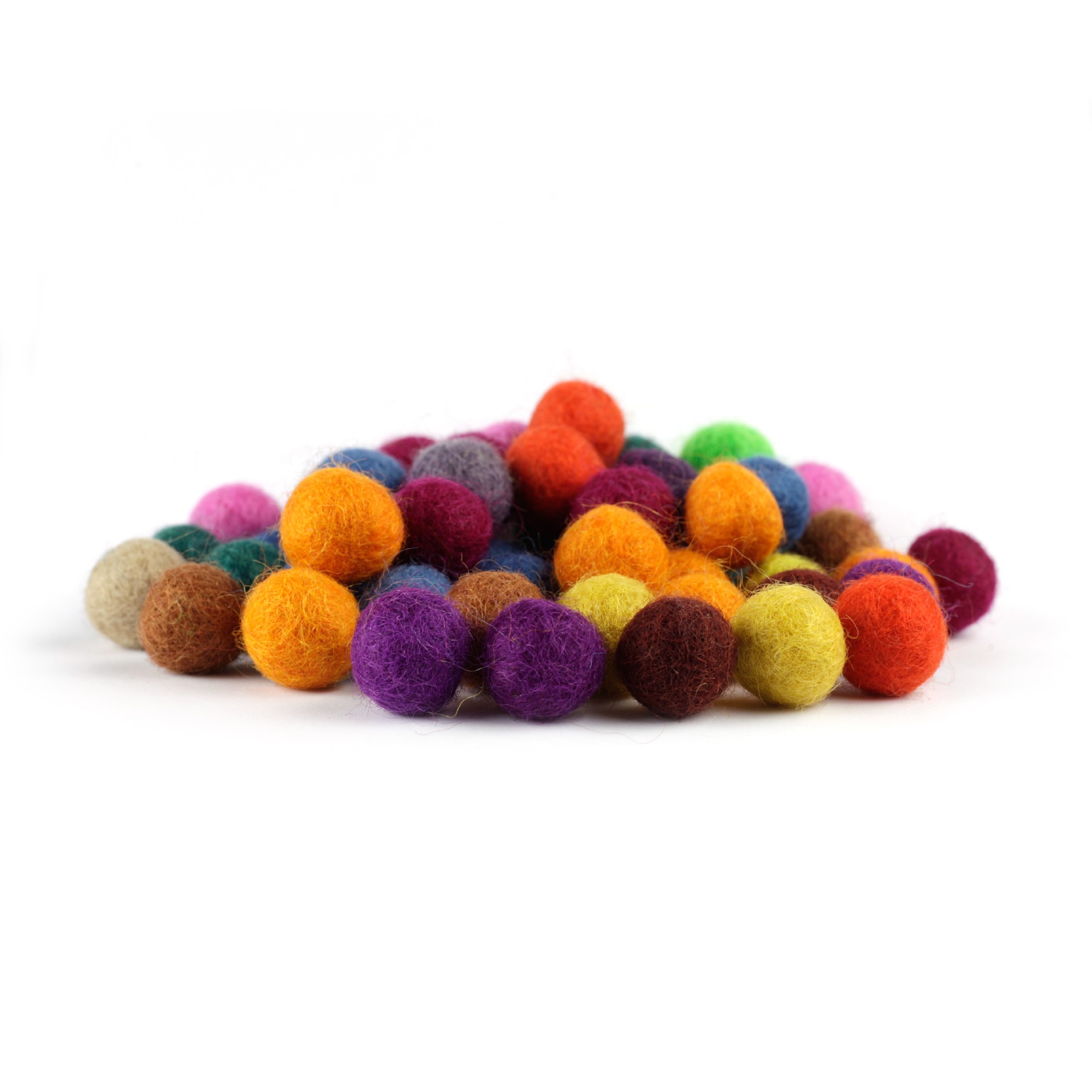 Filz-Pompons, multicolor, Ø 15 mm günstig bestellen