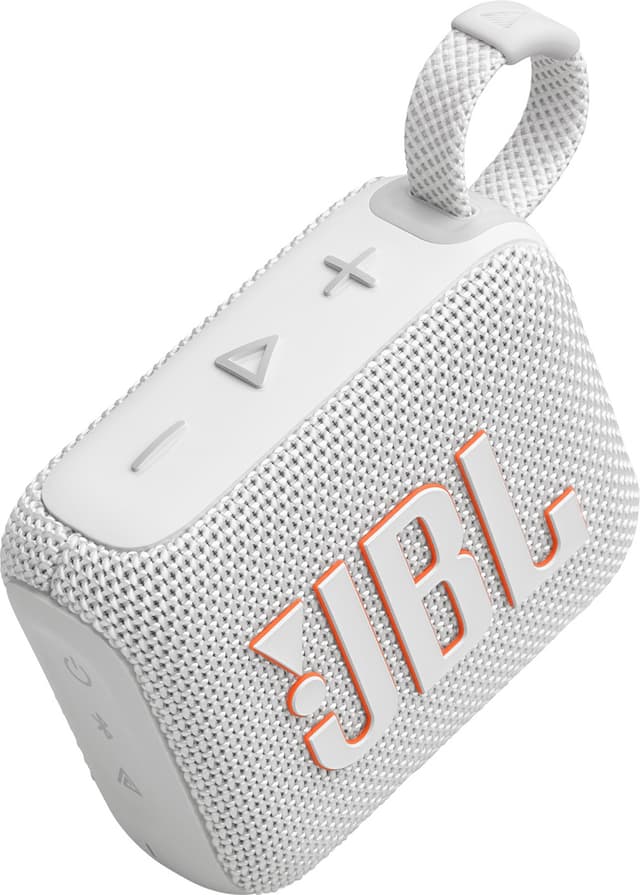 JBL Go 4 bærbar højttaler (hvid)
