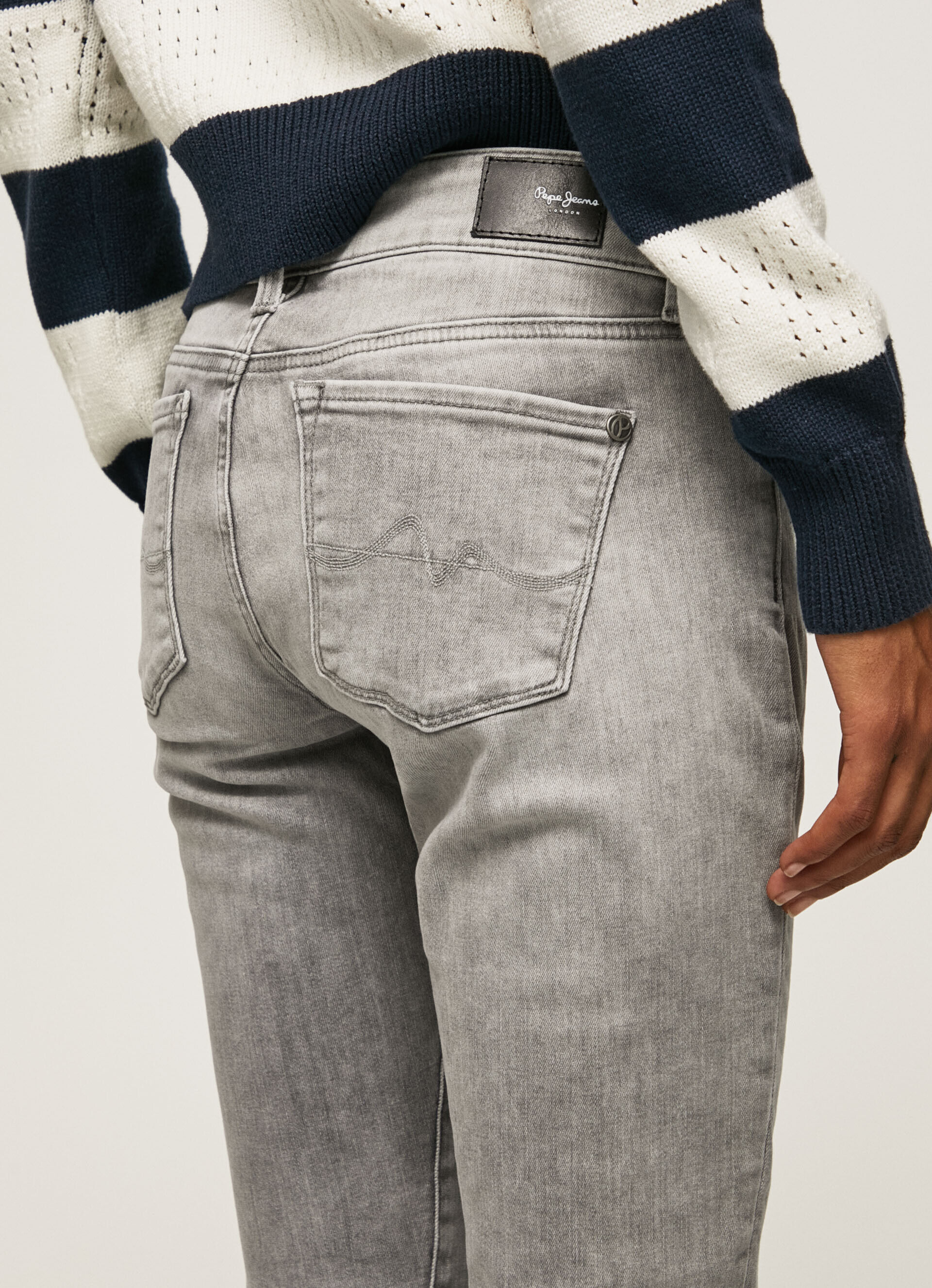 Calça jeans skinny de cintura média SOHO FIT - jeans