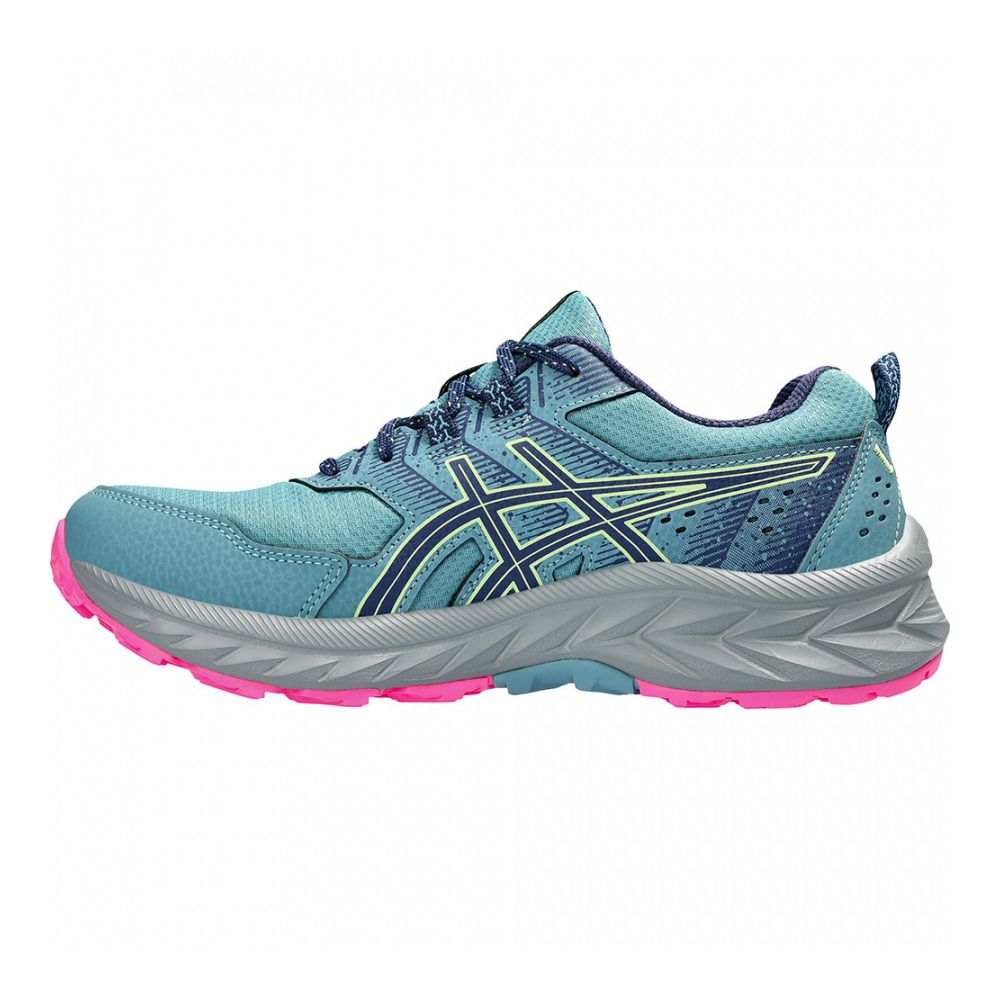 Asics GEL-VENTURE 9 - Chaussures trail Femme gris blue/deep ocean