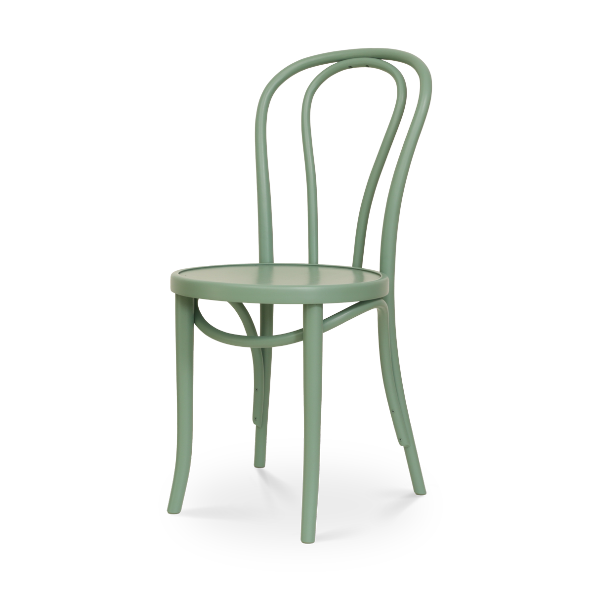 Houten bistrostoel Vienna no. 18  - groen