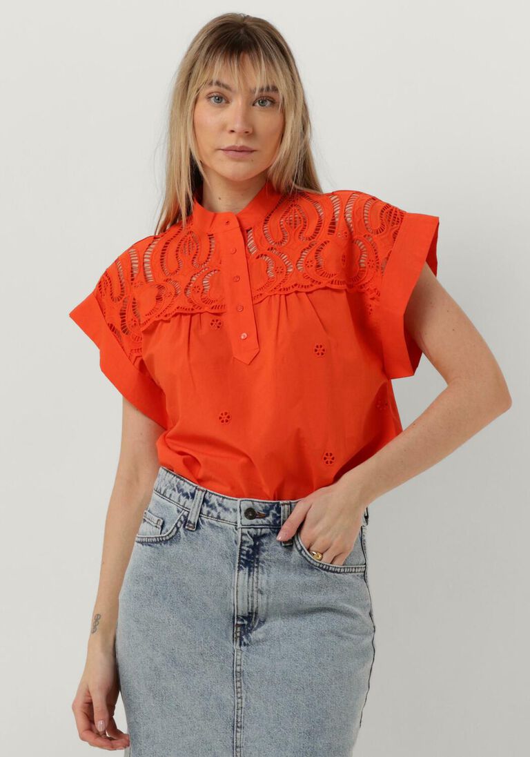 SUNCOO oranje suncoo blouse lina