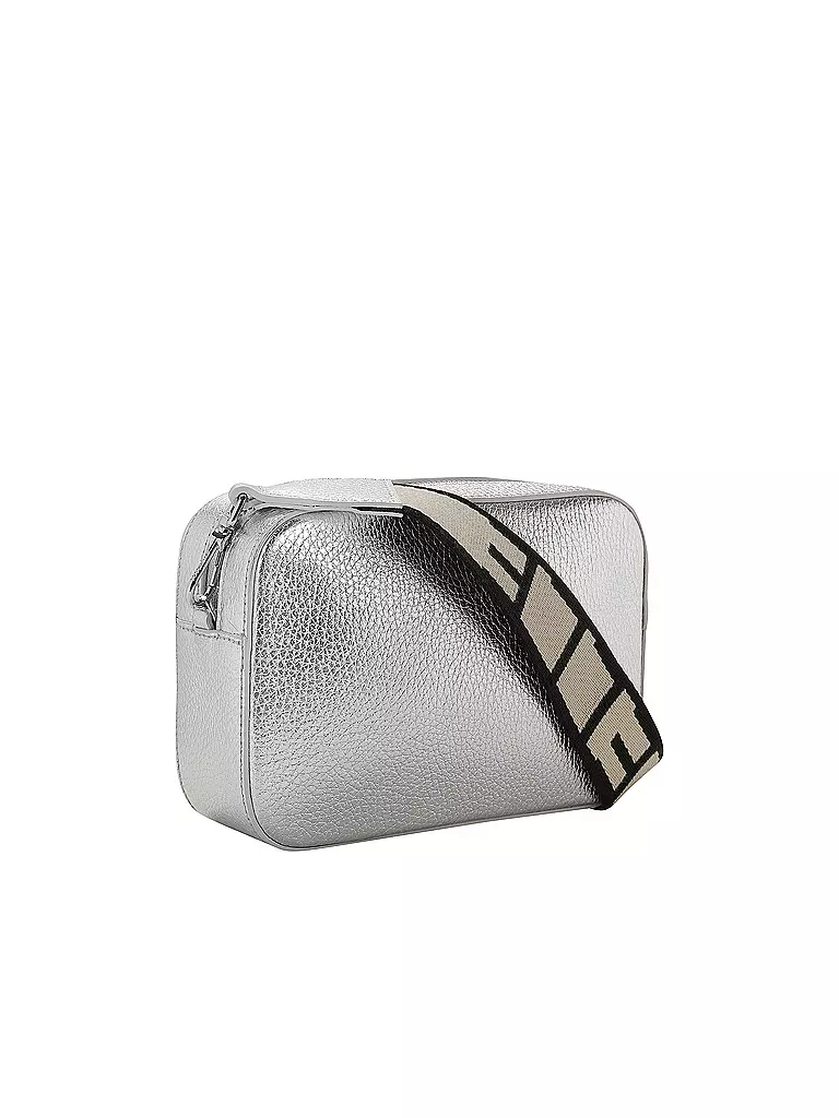 COCCINELLE Ledertasche - Mini Bag TEBE silber
