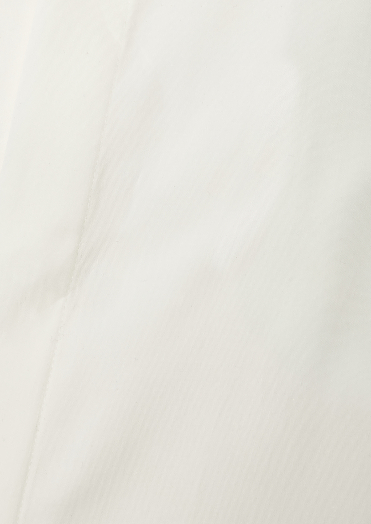 Chemise habillée Regular en satin uni écru col cassé