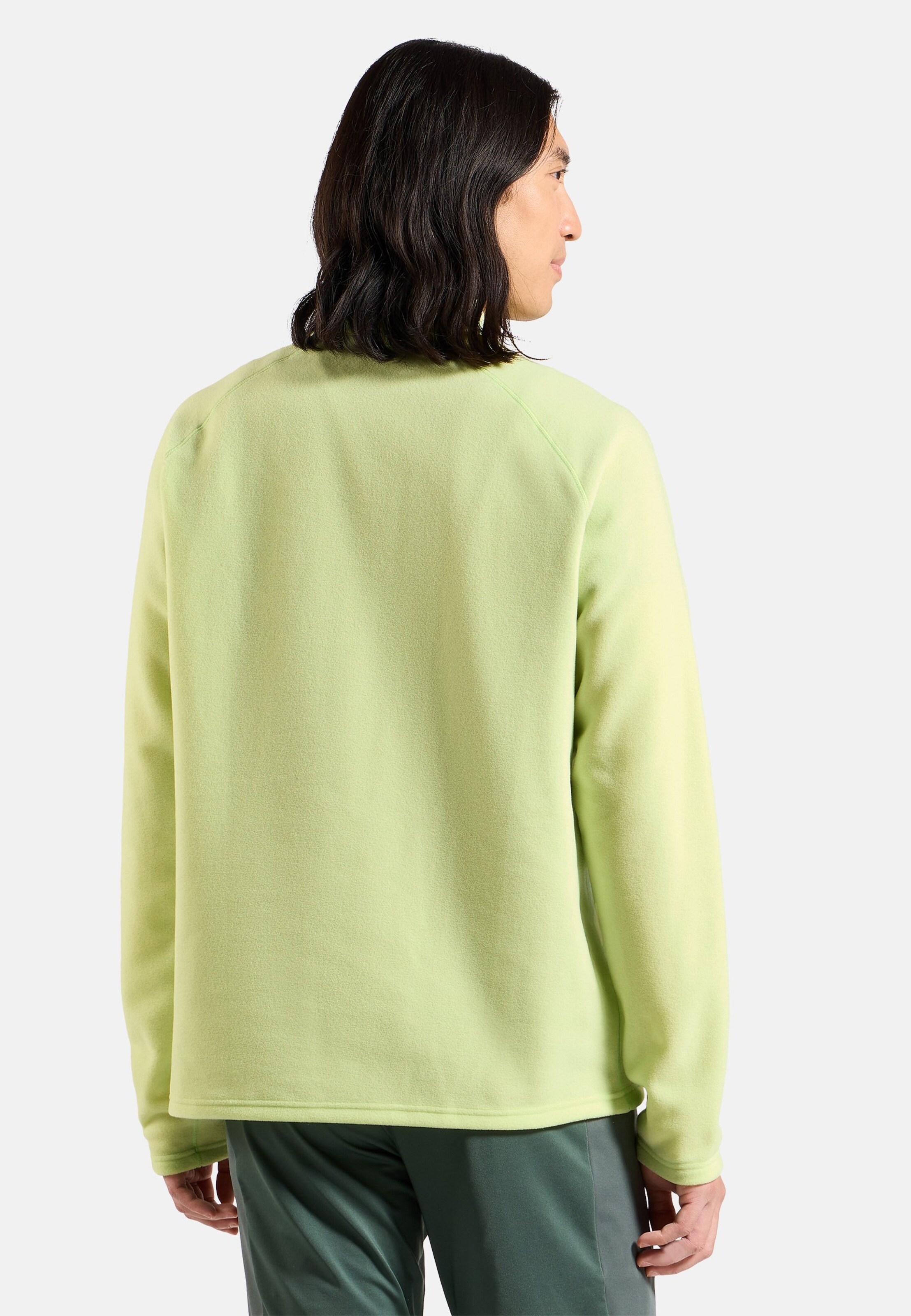 Rigi Mid Layer mit Halbreissverschluss in shadow lime