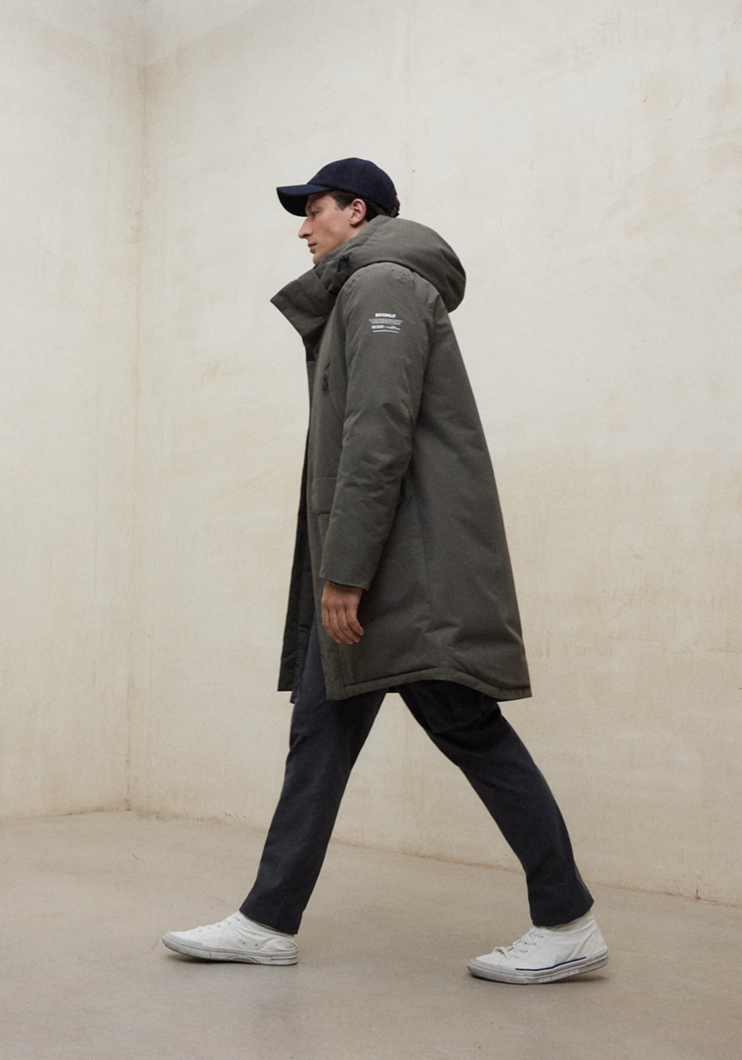 Ecoalf Herrenmantel Iceberg Jacket Asteroid
