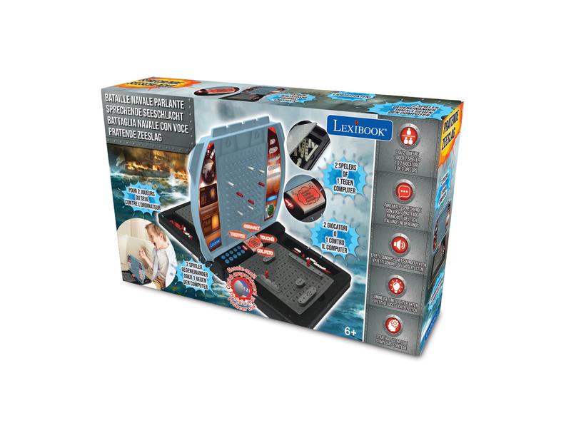 Lexibook Sprechende Seeschlacht DE/FR/IT/NL Elektronisches Brettspiel