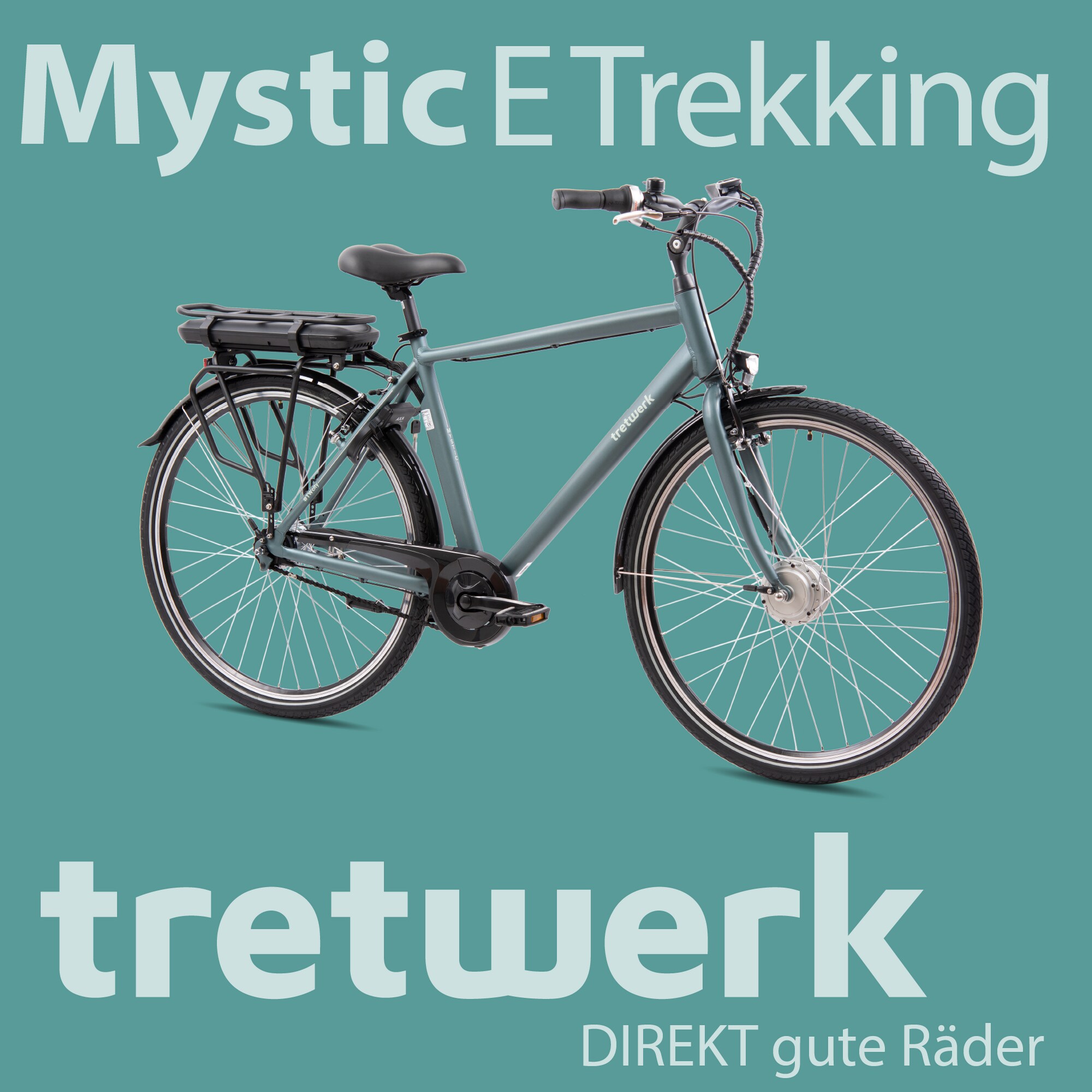 Tretwerk Mystic E Bike 28 Zoll Pedelec 170 - 190 cm Herrenrad Trekking Elektrofahrrad