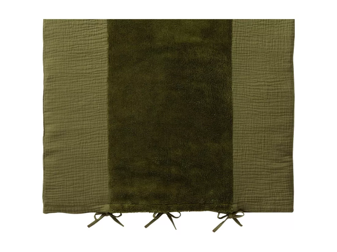 Housse pour matelas à langer bébé 100 % coton Mix and Match - Fougère - 60 x 80 cm