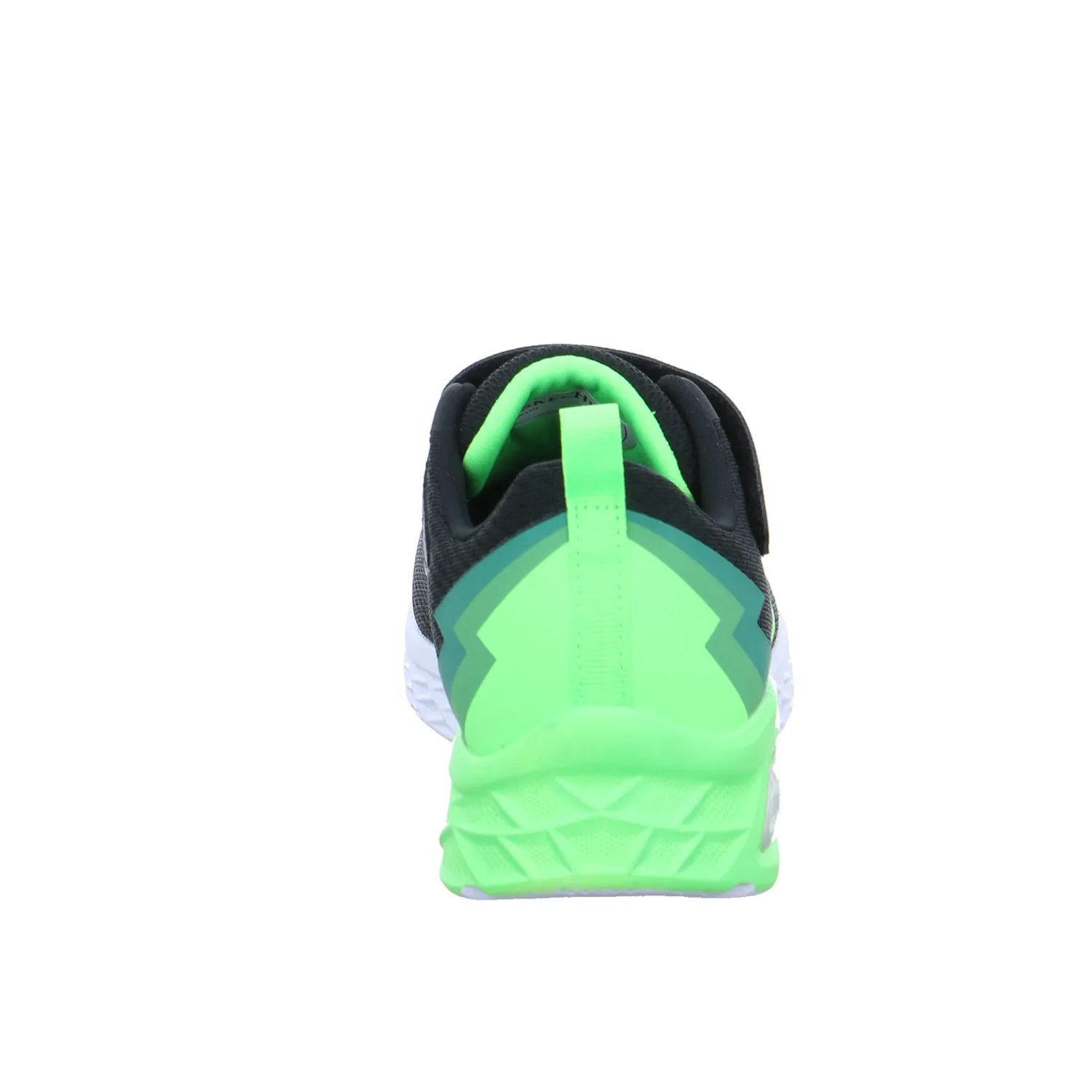 SKECHERS Jungen-Halbschuh Klett Schwarz Textil  Sneaker