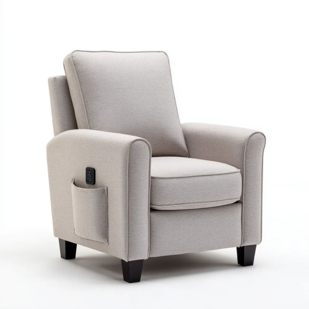 Relaxsessel Stoff 78x80x100 cm - Beige - Modernes Design