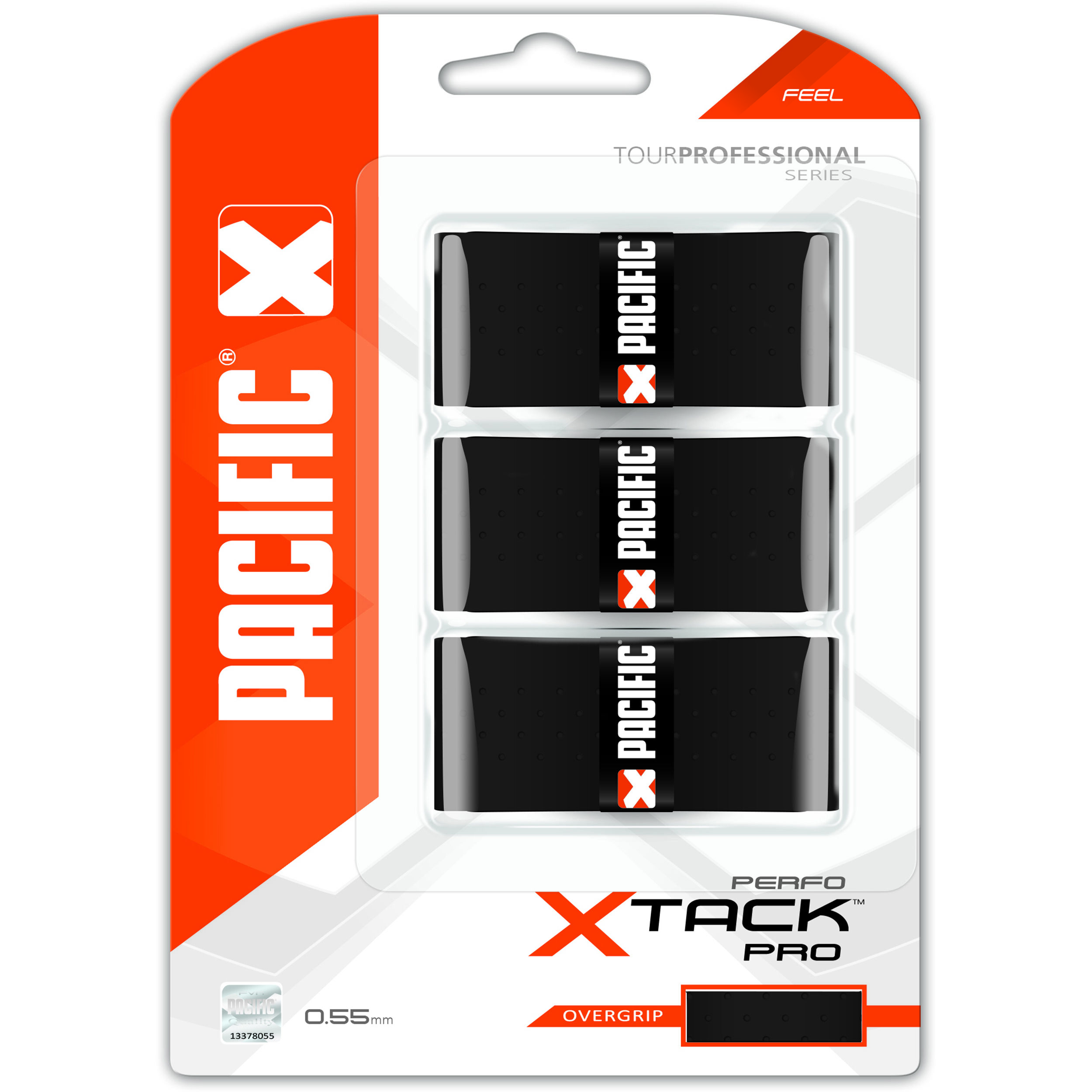 Pacific X Tack Pro Perfo Pack De 3 - Noir