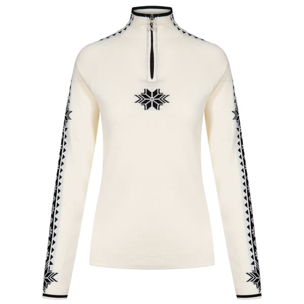 Pull DALE OF NORWAY GEILO F SWEATER OFFWHITE BLACK