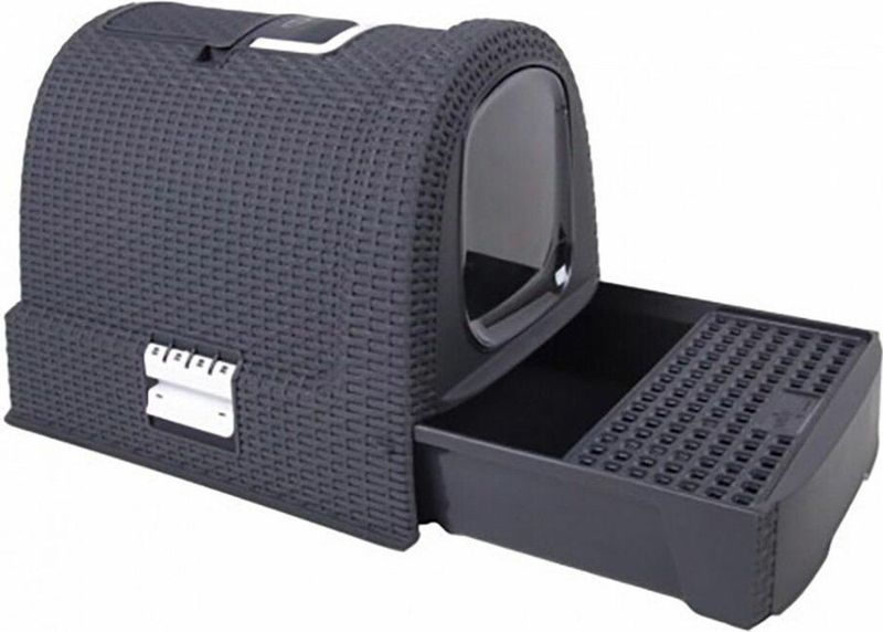Curver Kattenbak - Antraciet - 51x38,5x39,5 cm