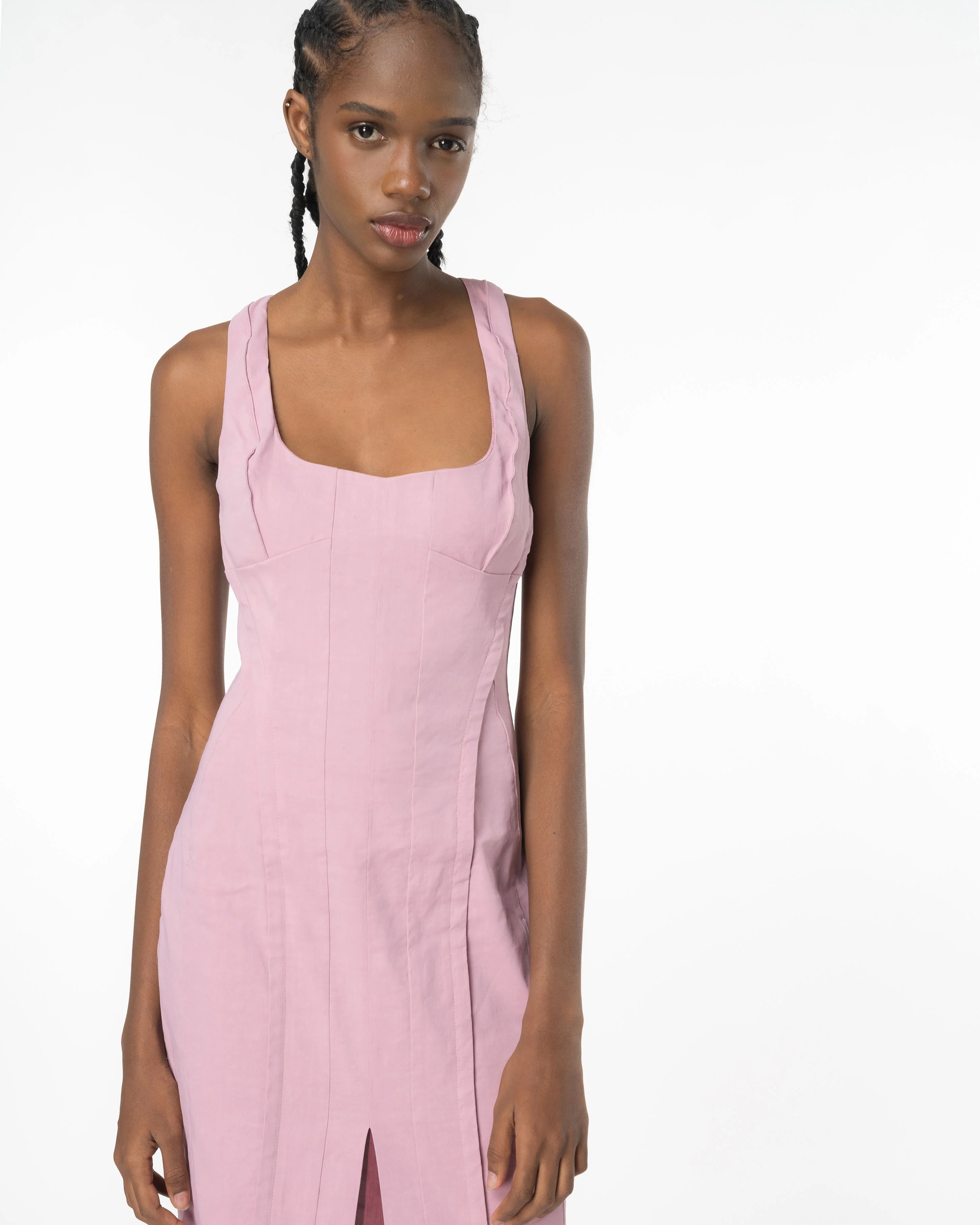 Robe ajustée | Rose