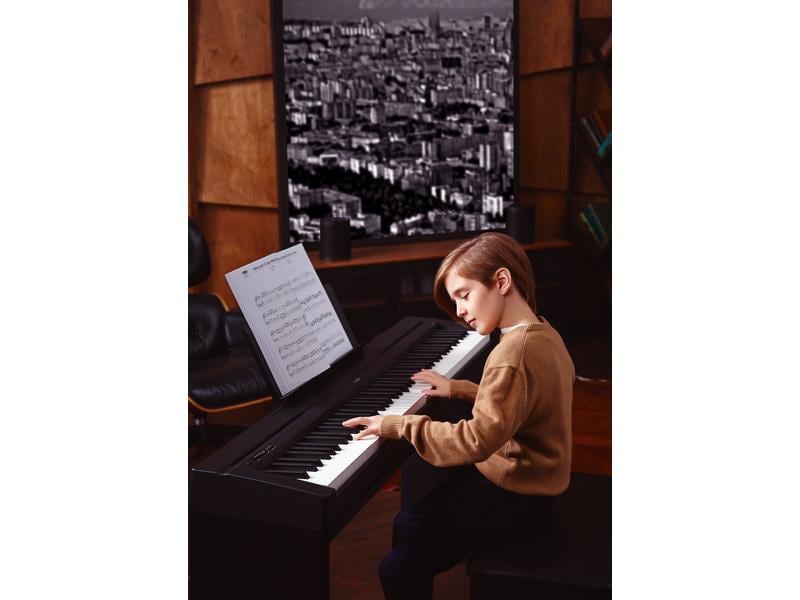 Yamaha E-Piano P-45B Schwarz Authentisches E-Piano mit natürlichem Spielgefühl