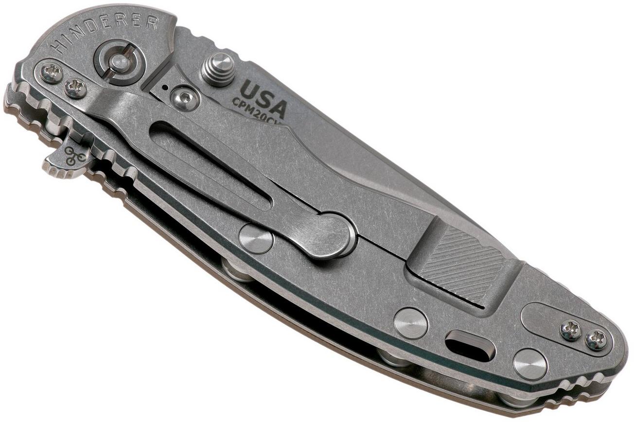 Rick Hinderer XM18 3,5” 20CV Slicer, Coyote G10 zakmes