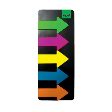 Sigel Haftmarker Film Big Arrow 55 x 137mm 5 Farben 125 Blatt