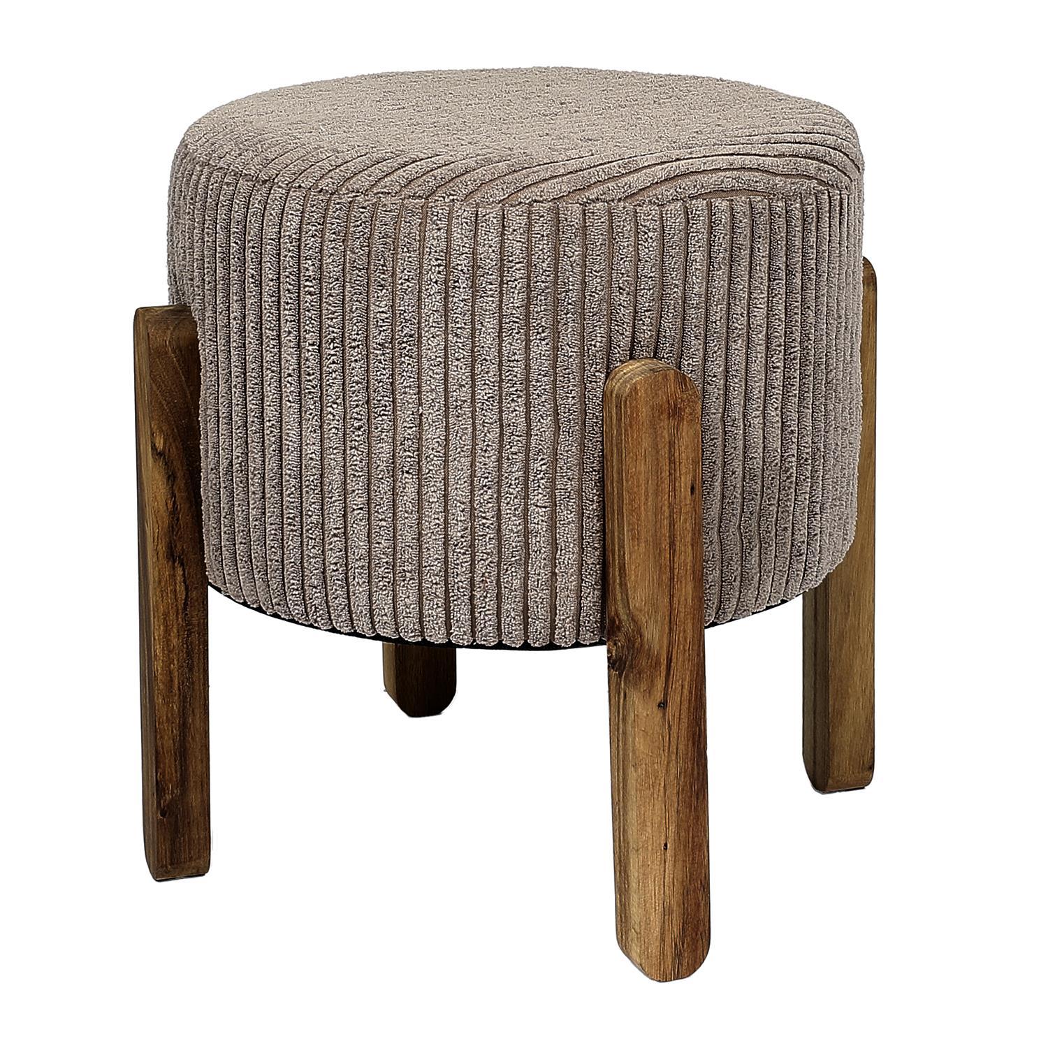TABOURET COTELE SCOTT TAUPE