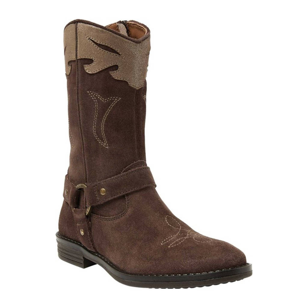 Kipling Fendy Bsuède cowboylaarzen bruin
