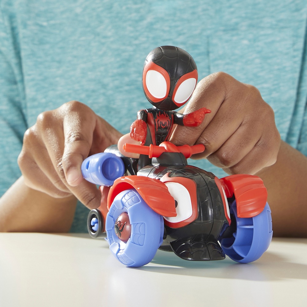 Marvel Spidey und seine fantastischen Freunde Miles Morales und Techno-Racer