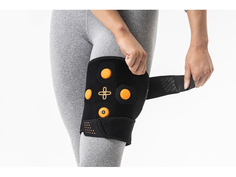 Myovolt Fitness Massagegerät Knie-/ Beinmassage Vibrationstherapiegerät für das linke bzw. rechte Knie oder um die Wade