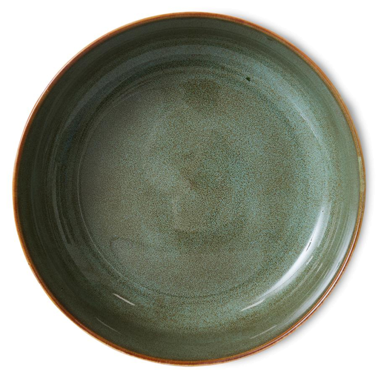 HKliving 70's Ceramic Salade schaal shore