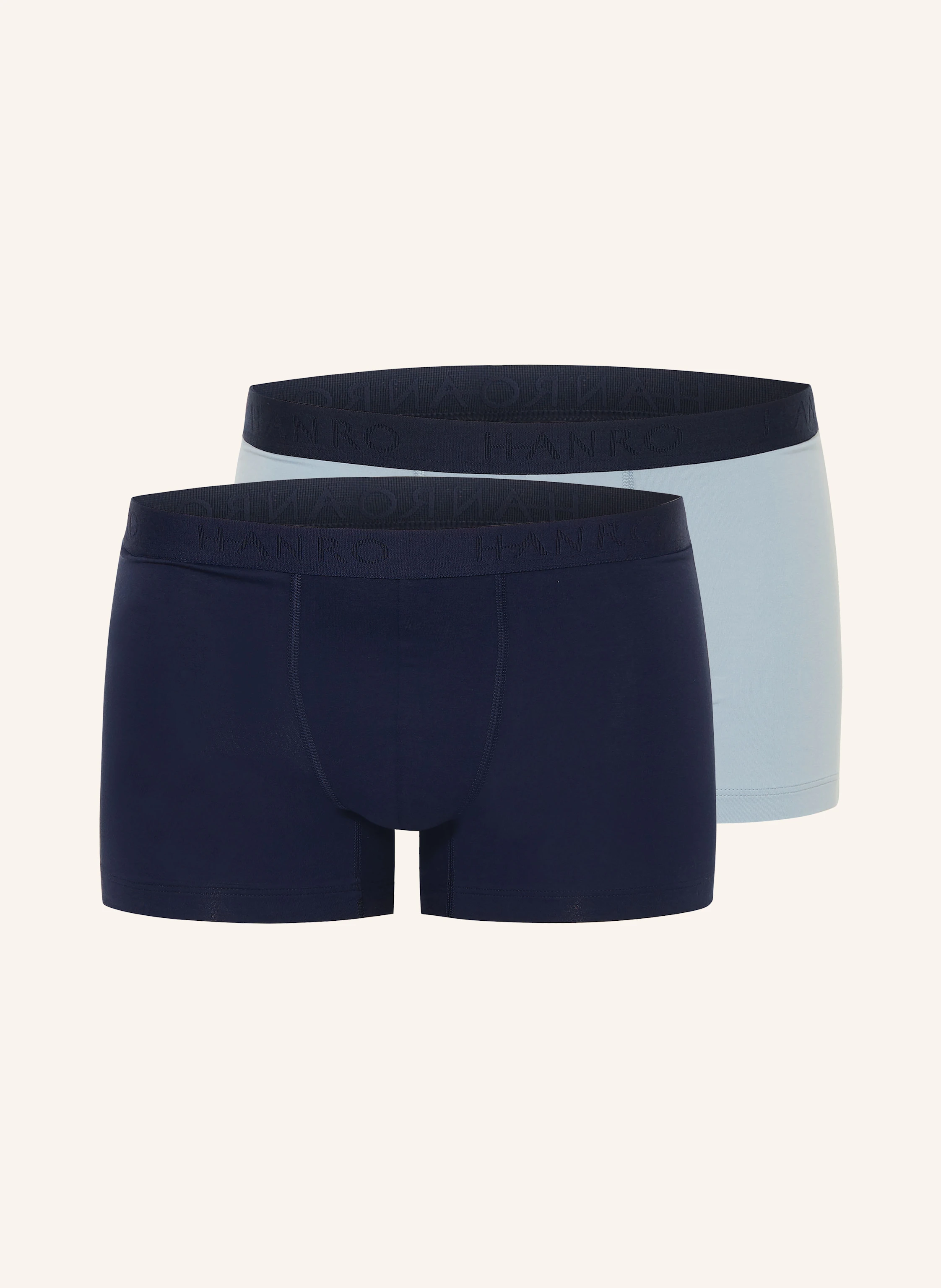 HANRO 2er-Pack Boxershorts COTTON ESSENTIALS