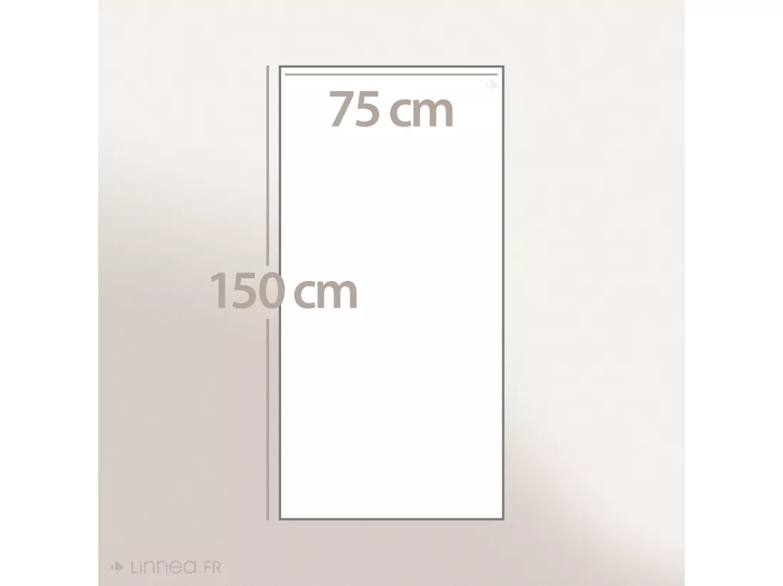 Drap de plage coton 75x150 cm collection TIMEA orange