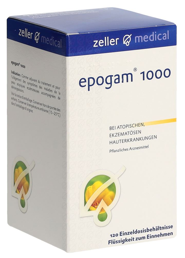 EPOGAM 1000 Kaps Flüssigkeit zum Einnehmen Unidos 120 Stk